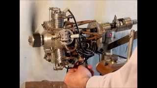 Model Aero Engine  Inertia Starter [upl. by Yltnerb140]