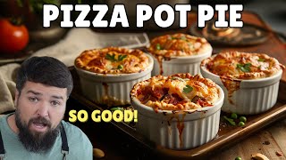 Pizza Pot Pie An easy perfect dinner that will impress  MUST TRY [upl. by Scrivens]