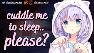 childhood friend asks to cuddle ♡ F4A sleep aid reverse comfort soft breathing asmr [upl. by Okiek]