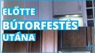 Bútorfestés kezdőknek  konyhabútor  Annie Sloan krétafesték [upl. by Osbert]