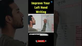 Improve Your NonDominant Hand Writing Left Hand Writing In Hindi shorts lefthand part1 [upl. by Darnell451]