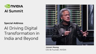 NVIDIA CEO Jensen Huang’s Special Address at AI Summit India [upl. by Parsaye928]