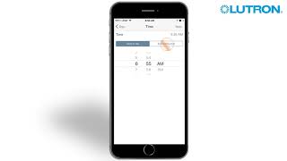 Lutron RA2 Select – Create a Schedule [upl. by Adamsun]