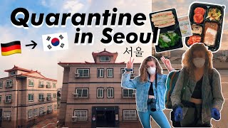 Travel to Quarantine in SOUTH KOREA With Me  room tour vegan food  study abroad [upl. by High]