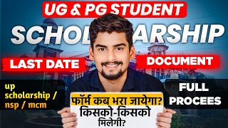 Allahabad University Scholarship Form पर सबसे बड़ी Update। UG amp PG Students Campus amp All College [upl. by Kifar]