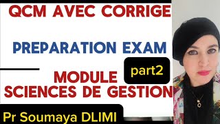 QCM avec Correction part2 ModulequotIntroduction aux Sciences de Gestionquot [upl. by Leisha68]