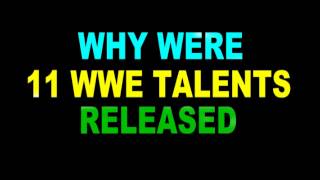 Why Were 11 WWE Talents Released News Report [upl. by Nyltac]