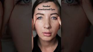 HOODED DOWNTURNED EYES MAKEUP LOOKS 😱😱😱😱hoodedeyes [upl. by Leoline]