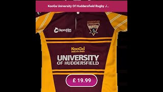 KooGa University Of Huddersfield Rugby Jersey Giants MDB [upl. by Lody]