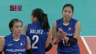 SEA Games 2019 PHL VS VIE Volleyball Womens Opener Full  Volleyball [upl. by Eitirahc]