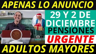 💥NO LO VAS A CREER❗️ SHEINBAUM ANUNCIA REGALITO PARA TU PENSIÓN ESTE 29 Y 2 DE DICIEMBRE [upl. by Arihaz]