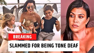 Fans Criticize Kourtney Kardashians Parenting Style [upl. by Erdnoed]