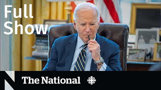 CBC News The National  Biden warns Netanyahu to change course [upl. by Dnomder]