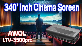 Create a Real Cinema Theater with AWOL Vision LTV3500pro [upl. by Ocinom]