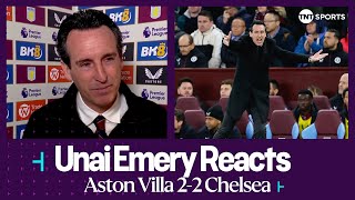 quotITS A VERY GOOD RESULTquot 🙂  Unai Emery  Aston Villa 22 Chelsea  Premier League [upl. by Efeek]