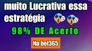 estratégia muito lucrativa pra bet365 total de gols imparpar muito top [upl. by Nolyaj]