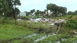 Okeechobee tornado sends 2 people to hospital [upl. by Niwrehs]