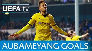 PierreEmerick Aubameyang  Five great goals [upl. by Mayap]