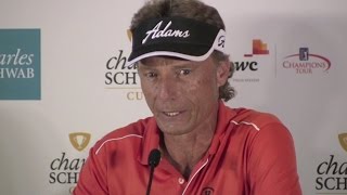 Bernhard Langer comments after finalround Charles Schwab Cup [upl. by Lednic430]