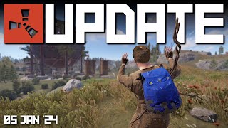 Backpacks Motorbikes And whats new in 2024 revealed  Rust Update 5th January 2024 [upl. by Nosahc429]