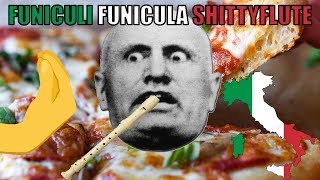 Funiculi Funicula SHITTYFLUTE Spiderman Pizza Song [upl. by Ansell620]