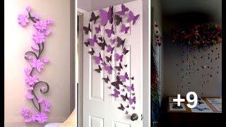 11 IDEAS DE DECORACIONES PARA PAREDES QUE QUIZÁS NO SE TE HAYAN OCURRIDO Y QUE LAS PUEDES HACER [upl. by Helve]