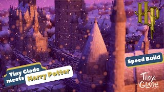 Hogwarts in Tiny Glade  Timelapse Relaxing [upl. by Hulbig145]