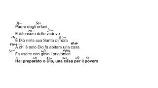 Hai preparato o Dio una casa per il povero XXII Dom ordinario C [upl. by Imre]
