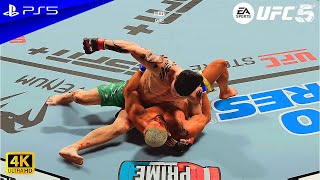 Brandon Moreno vs Deiveson Figueiredo Full Fight  UFC 283 Main Event  PS5 Gameplay  4K [upl. by Firooc]