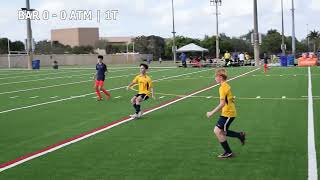 Atletico de Madrid Miami U14 vs Barca Orlando  Semi Final Weston Cup 2022 [upl. by Dnallor]