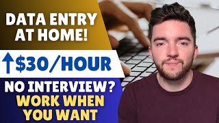 5 Data Entry Work From Home When You Want Jobs  No Interview [upl. by Ikiv124]