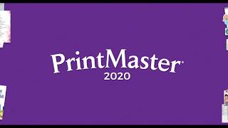 Print Master 2020  How to Save a Project [upl. by Eiramnwad93]