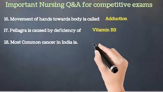 Nursing Important question and answers RRB  Norcet  AIIMS  JIPMER [upl. by Eiramanig]