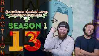 SOS Bros React  Ascendance of a Bookworm Season 1 Episode 13  Choice To Be An Apprentice Priestess [upl. by Tail]