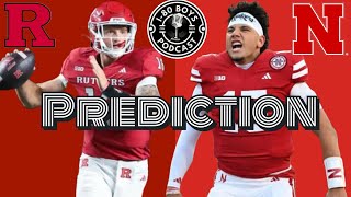 RUTGERS SCARLET KNIGHTS VS NEBRASKA CORNHUSKERS PREVIEW amp PREDICTION [upl. by Kelwin708]