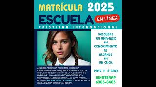 COLEGIO EN LINEA MATRICULA 2025 COMBINAMOS LA EDUCACIÓN TRADICIONAL EN LÍNEA Y EL EMPRENDIMIENTO [upl. by Ayam]