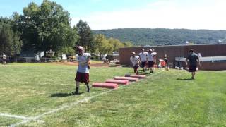 Millersburg Football No 1 Aug 13 2015 [upl. by Eisset]