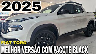 NOVA FIAT TORO VOLCANO 13 TURBO 2025  A MELHOR VERSÃO FLEX COM PACOTE BLACK [upl. by Matthaus]