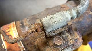 Trick to Removing Rusted Seized Brake Line Fittings [upl. by Wolfie617]