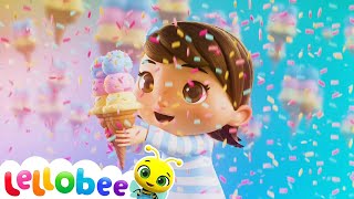 Ice Cream Song  Boo Boo Kids  Nursery Rhymes amp Kids Songs  Lellobee [upl. by Nosbig]