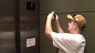 Otis Gen2 elevators at The Westin BWI Airport with Dieselducy [upl. by Notsej]