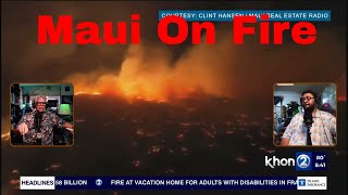 Maui Fire Evacuees Red Cross Fundraiser Live  The Daily Pidgin Podcast [upl. by Eylrahc]