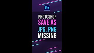 How do you save as a JPEG in Photoshop Photoshop Save As Jpg Missing Enable Legacy quotSave Asquot [upl. by Babcock]