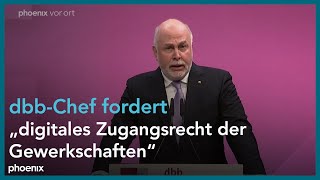 Jahrestagung 2021 des Deutschen Beamtenbundes mit Ulrich Silberbach [upl. by Leihcim]