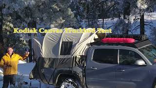 Kodiak Canvas Tent Interior WITH a SOFT TOPPER [upl. by Drol552]