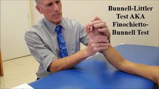 BunnellLittler Test AKA FinochiettoBunnell Test [upl. by Hummel]