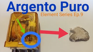 57  Estrarre Argento da Vecchi Interruttori e Contatti Elettrici  Element Series ep9 [upl. by Nuarb]