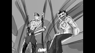 OFF  Zacharie and Batter take the train storyboard practice [upl. by Bunting]