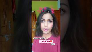 Female Best Friend ko I love you ❤️ bol diya funny comedy shorts relatable [upl. by Essy447]