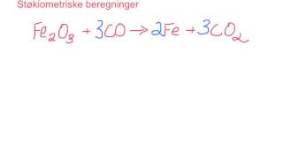 Støkiometriske beregninger [upl. by Park]